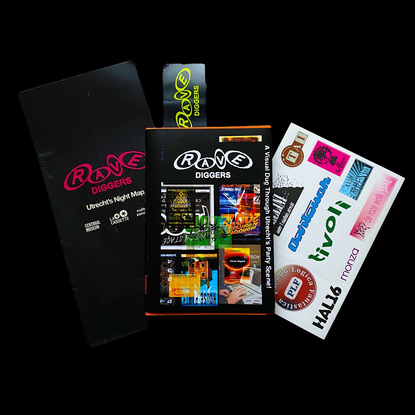 Rave Diggers Flyer Book (hardcover)