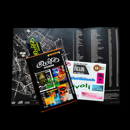 Rave Diggers Flyer Book (hardcover)